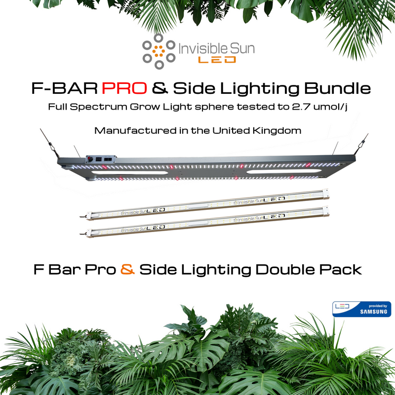 2 x F Bar pro and SL80 Side Lighting 4 pack Bundle - Powered by Samsung LED