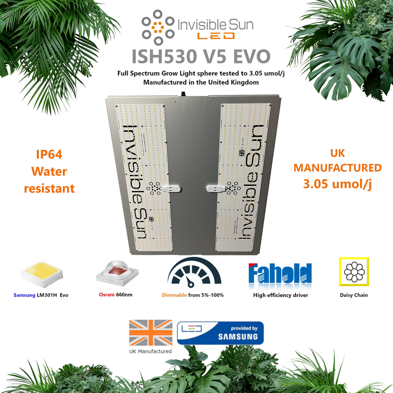 ISH530 V5 Evo - Horticultural Lighting System - Powered By Samsung & Osram LED